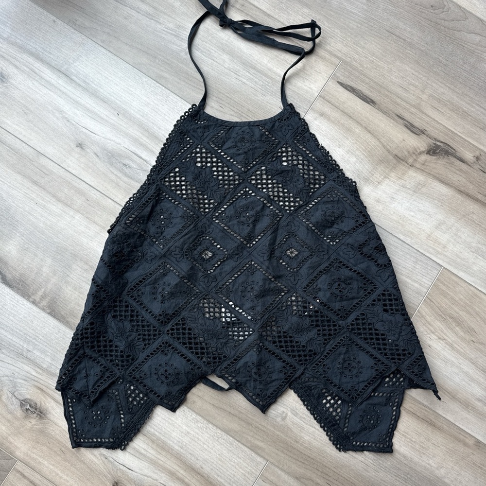 Free People lace halter top - Picture 1 of 2